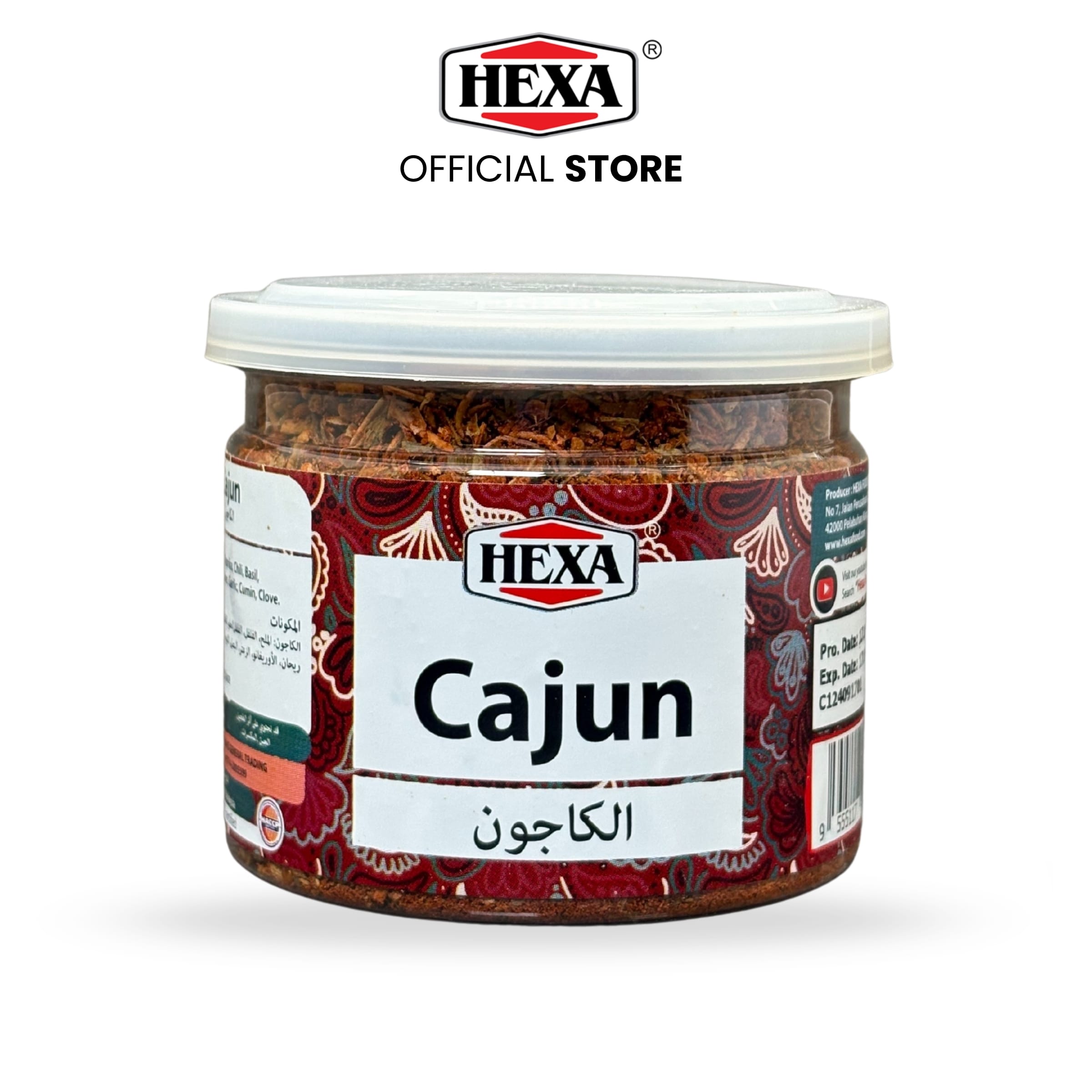 HEXA Cajun Spice 85g — retail Malaysia