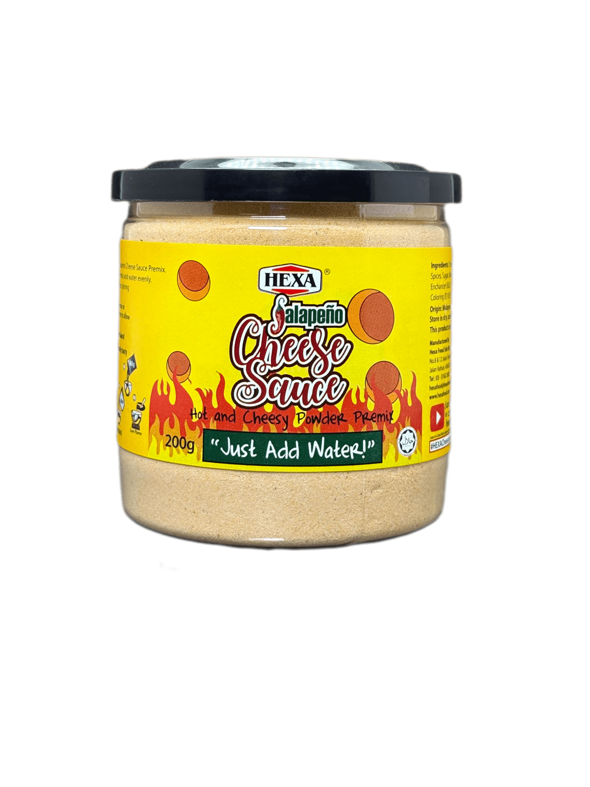 HEXA Jalapeño Cheese Sauce Premix — bulk and wholesale supplier in Malaysia