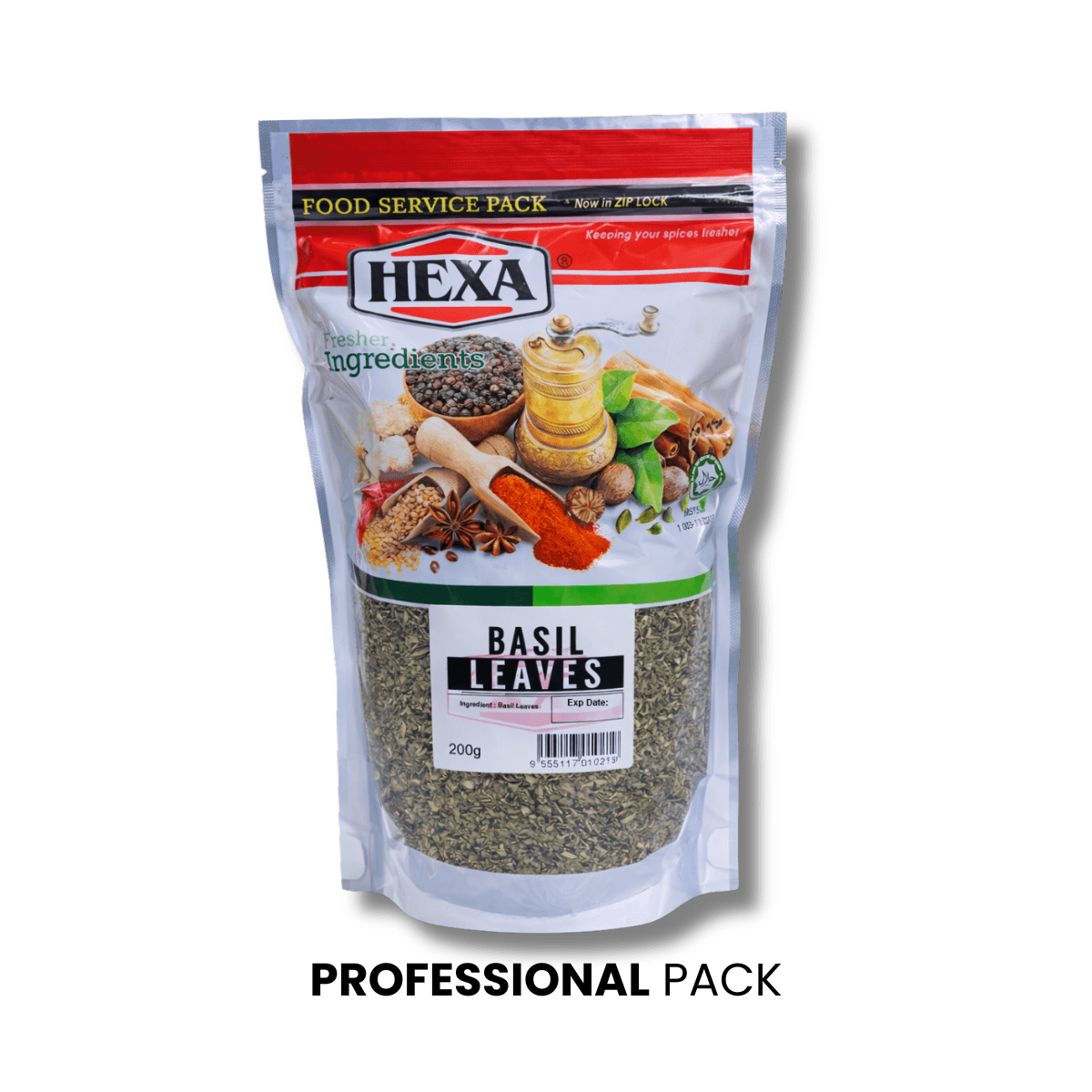 HEXA dried basil leaves — bulk and wholesale supplier in Malaysia