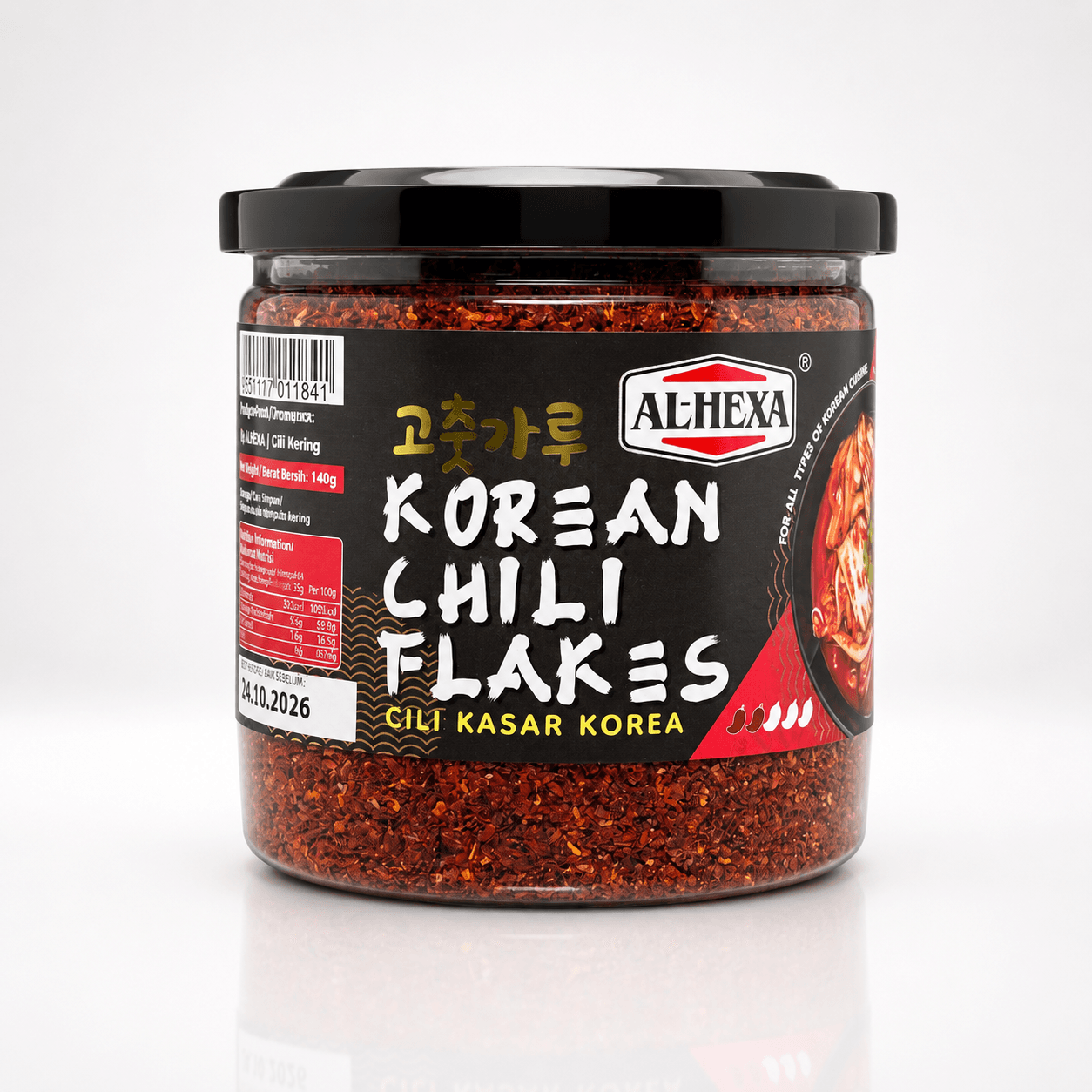 HEXA Korean chili flakes (gochugaru) — bulk and wholesale supplier in Malaysia