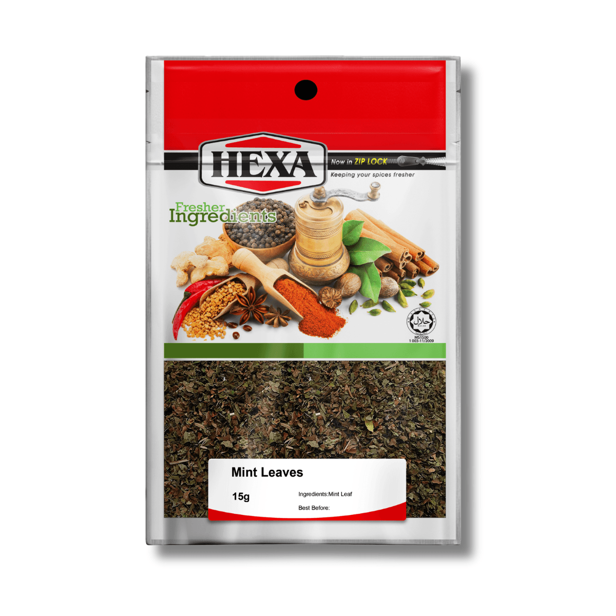 HEXA dried mint leaves — bulk and wholesale supplier in Malaysia