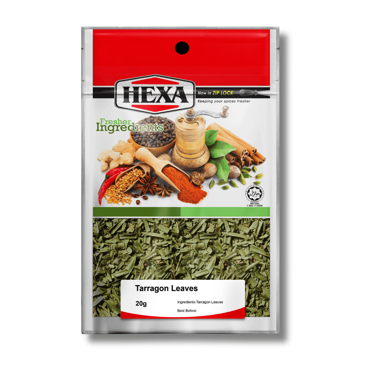 HEXA dried tarragon leaves — bulk and wholesale supplier in Malaysia
