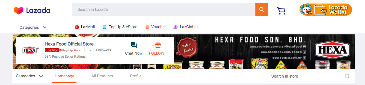 HEXA Official Store @ Lazada