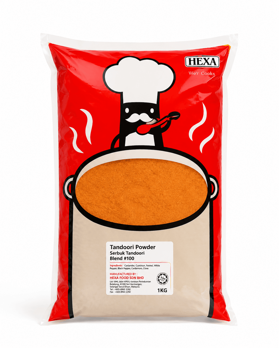 HEXA Tandoori Powder — bulk and wholesale supplier in Malaysia