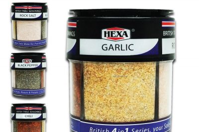 Hexa British 4 in 1 Table Seasonings