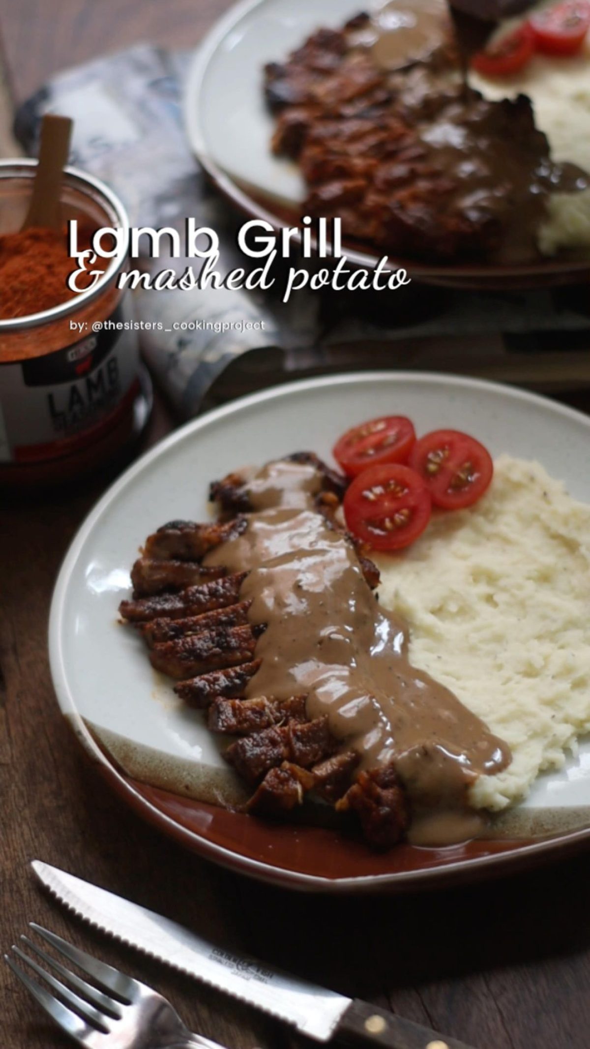 Lamb Grill and Mashed Potato using HEXA Lamb Seasoning