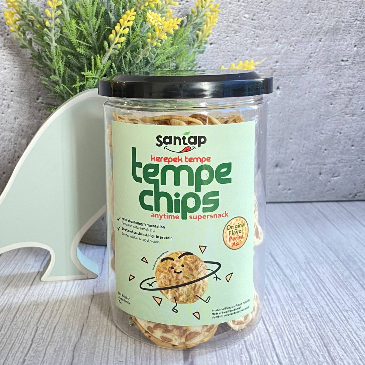 Tempe chips 75g front zoom
